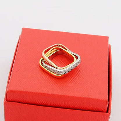 [Love Lucky]TRINITY 3.5MM CUSHION RING COLLECTION