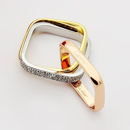 [Love Lucky]TRINITY 3.5MM CUSHION RING COLLECTION
