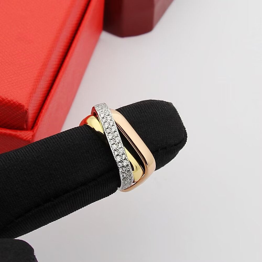 [Love Lucky]TRINITY 3.5MM CUSHION RING COLLECTION