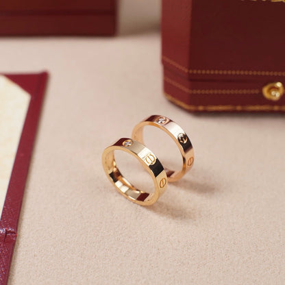 [Love Lucky]LOVE 4MM 1 DIAMOND RING