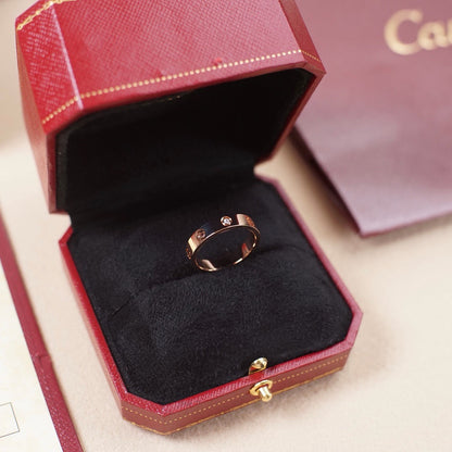 [Love Lucky]LOVE 4MM 1 DIAMOND RING