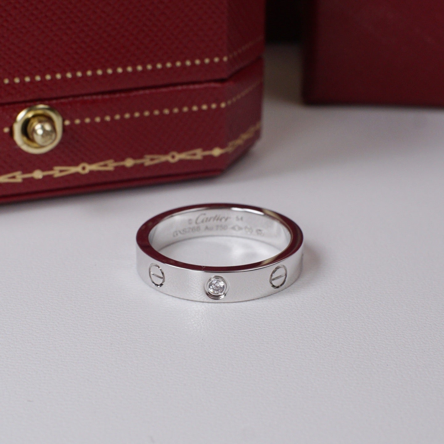 [Love Lucky]LOVE 4MM 1 DIAMOND RING