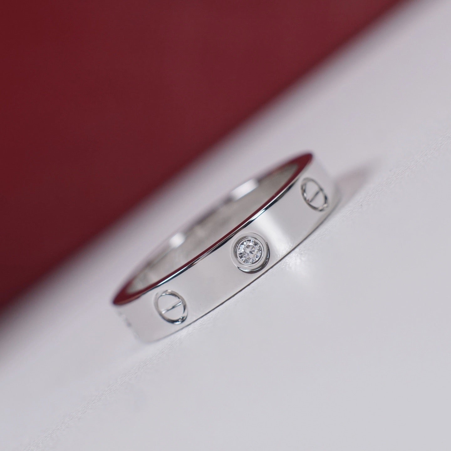 [Love Lucky]LOVE 4MM 1 DIAMOND RING
