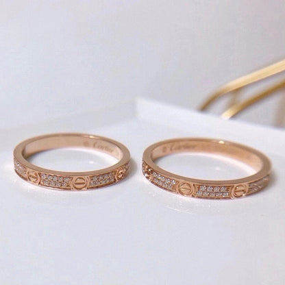 [Love Lucky]LOVE RING 2.65MM DIAMOND