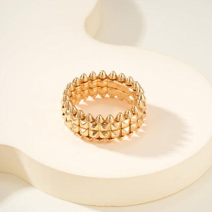 [Love Lucky]CLASH 9.2MM DOUBLE ROW RING