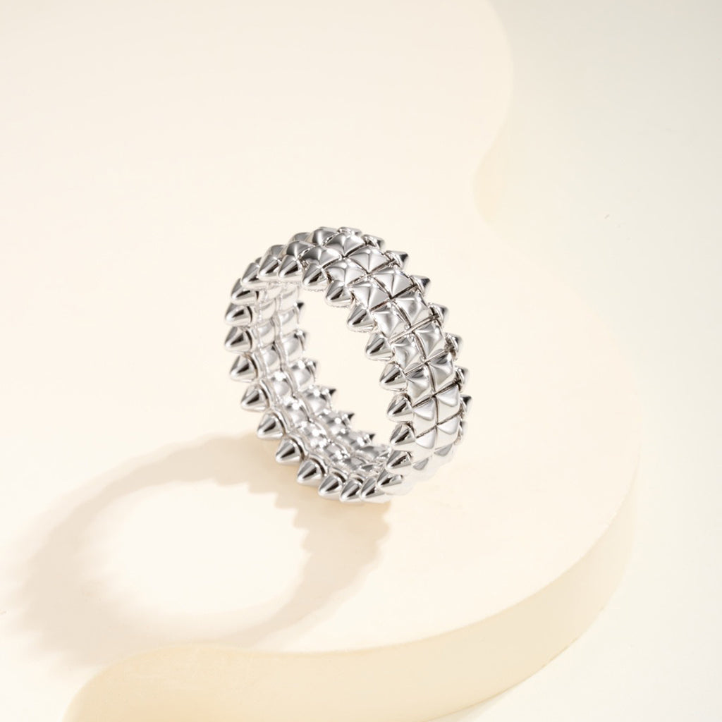 [Love Lucky]CLASH 9.2MM DOUBLE ROW RING