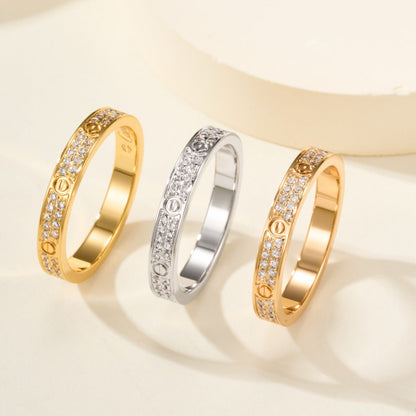 [Love Lucky]LOVE RING 2.65MM DIAMOND