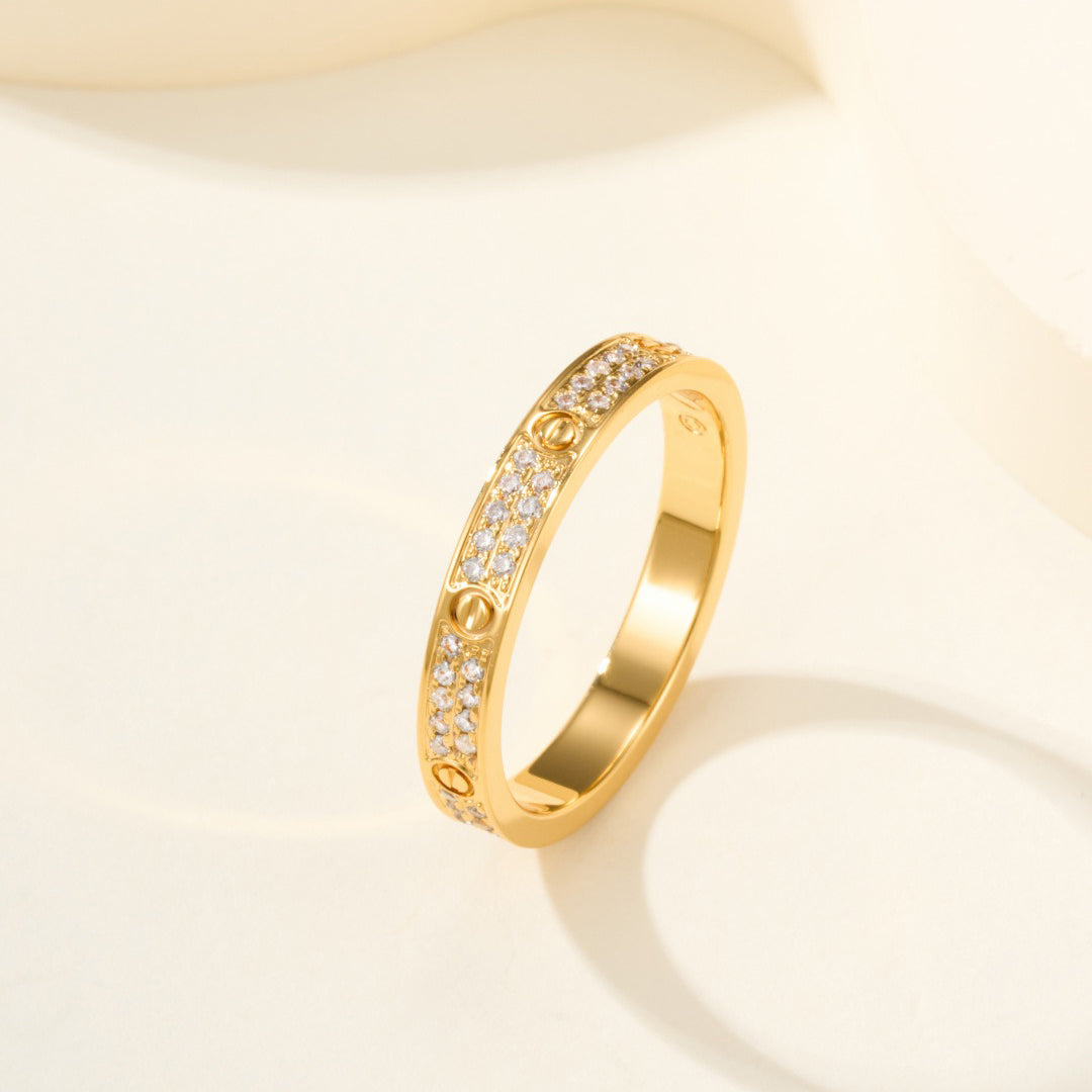 [Love Lucky]LOVE RING 2.65MM DIAMOND