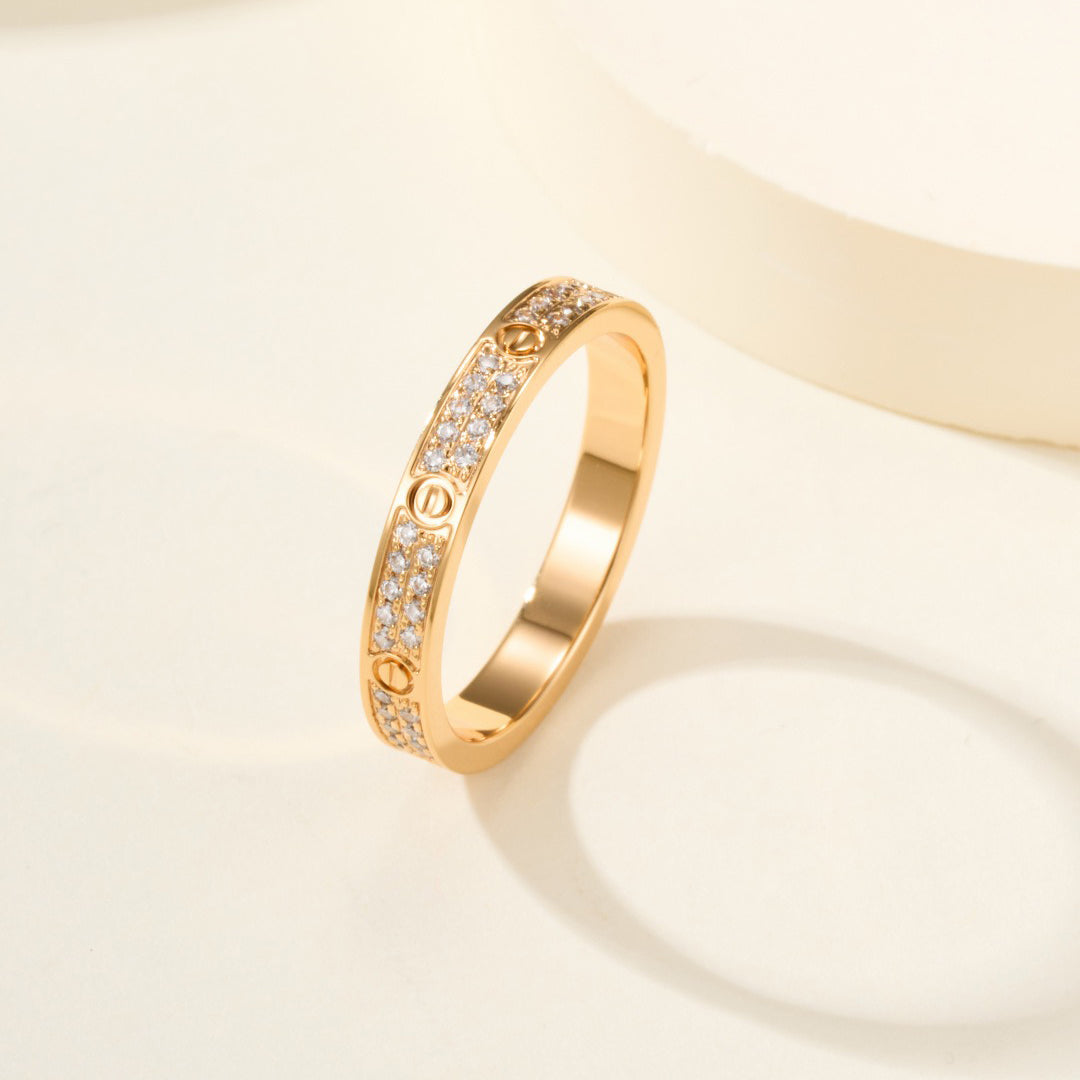 [Love Lucky]LOVE RING 2.65MM DIAMOND