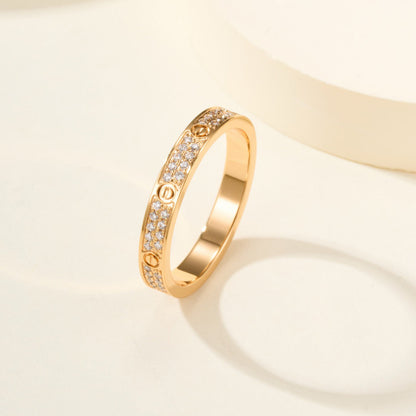 [Love Lucky]LOVE RING 2.65MM DIAMOND