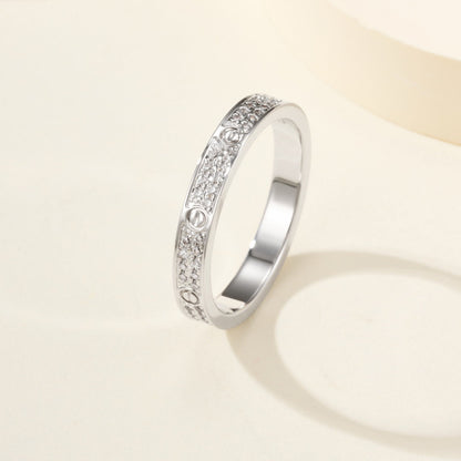 [Love Lucky]LOVE RING 2.65MM DIAMOND