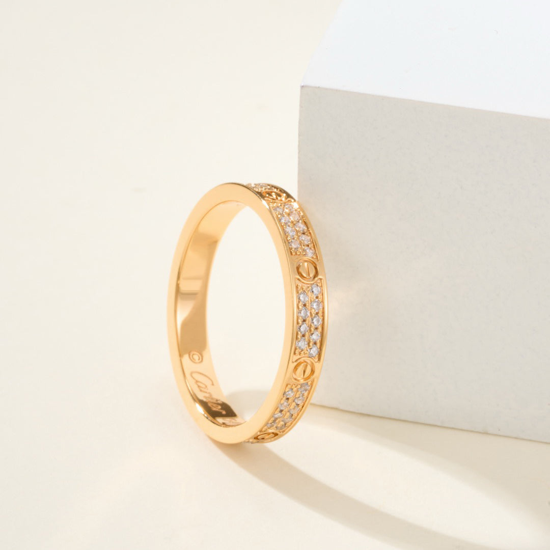 [Love Lucky]LOVE RING 2.65MM DIAMOND