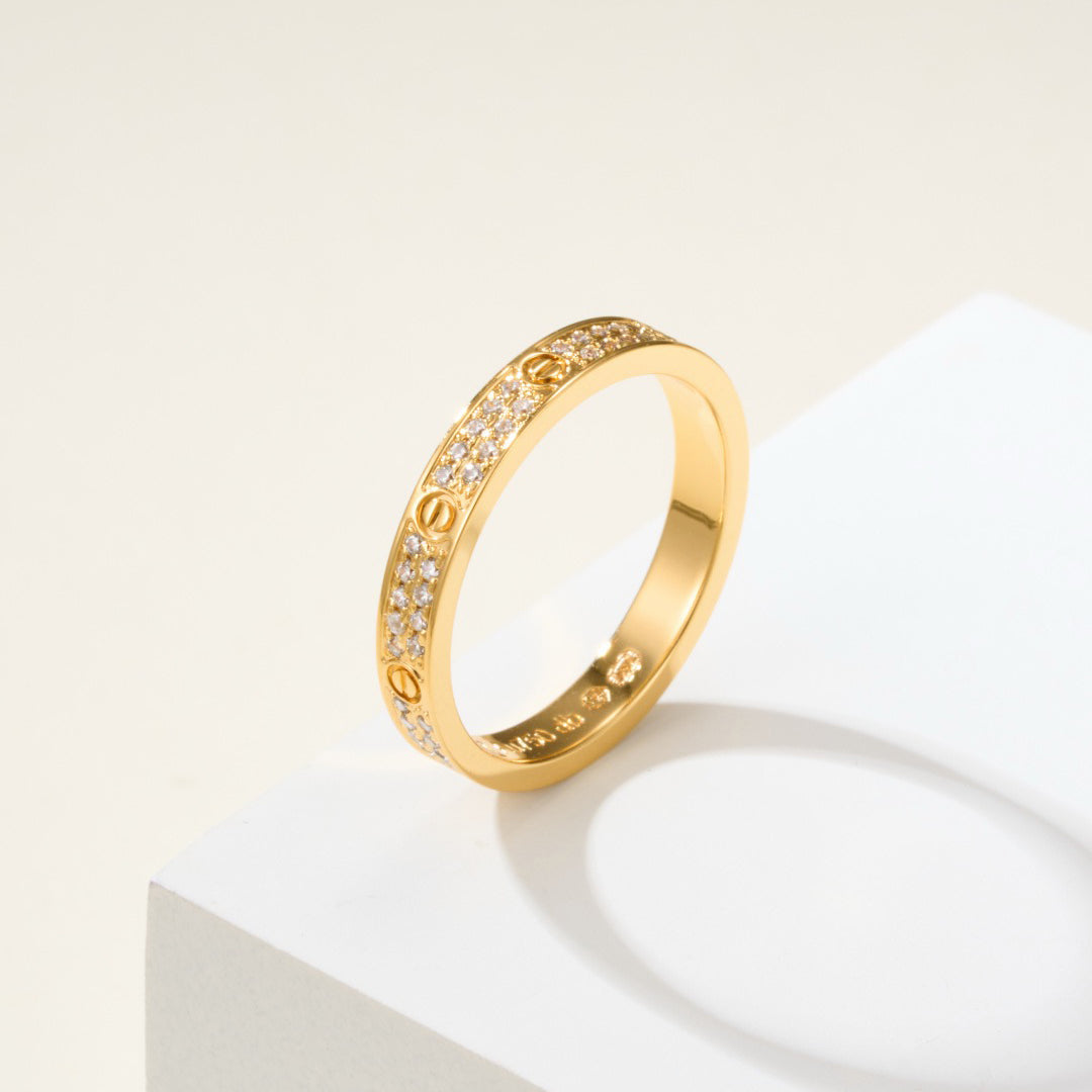 [Love Lucky]LOVE RING 2.65MM DIAMOND