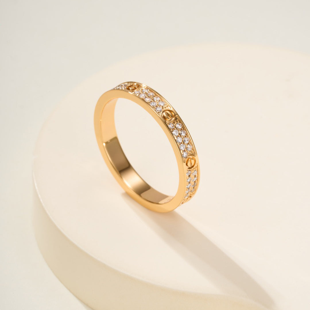 [Love Lucky]LOVE RING 2.65MM DIAMOND