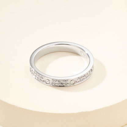 [Love Lucky]LOVE RING 2.65MM DIAMOND