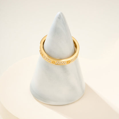 [Love Lucky]LOVE RING 2.65MM DIAMOND