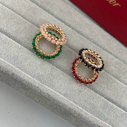 [Love Lucky]CLASH 7.9MM AGATE CHALCEDONY RING