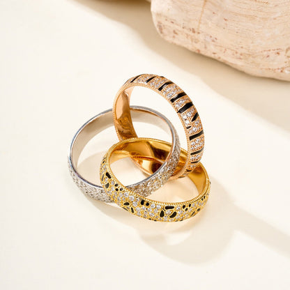 [Love Lucky]TRINITY  RING LEOPARD PRINT