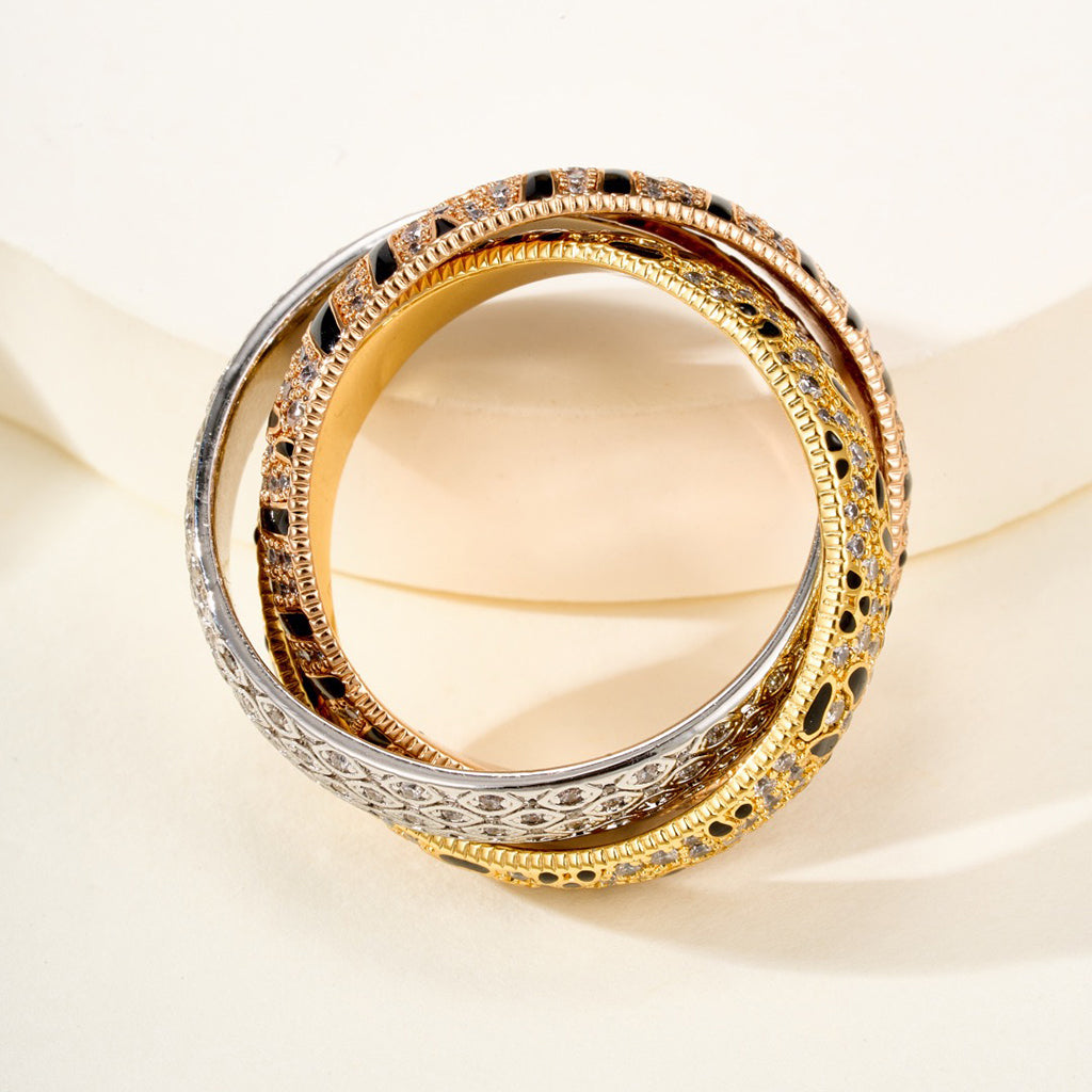 [Love Lucky]TRINITY  RING LEOPARD PRINT