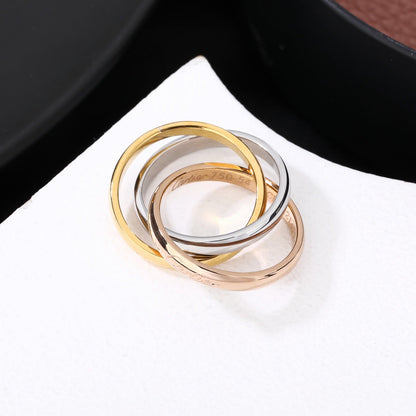 [Love Lucky]TRINITY 3.2MM RING COLLECTION
