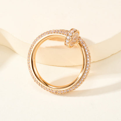 [Love Lucky]JUSTE RING 2.6MM FULL DIAMOND