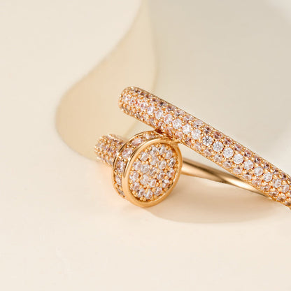 [Love Lucky]JUSTE RING 2.6MM FULL DIAMOND