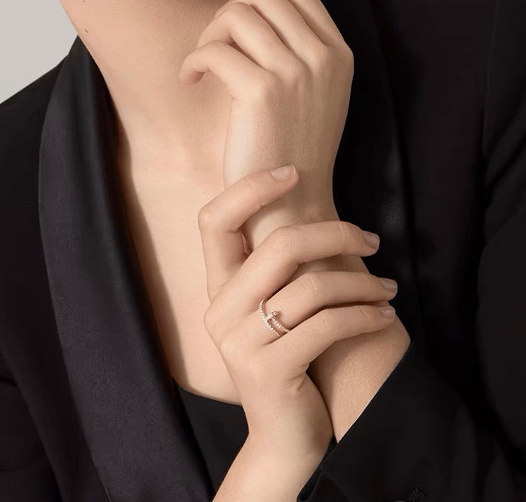 [Love Lucky]JUSTE 1.8MM FULL DIAMOND RING