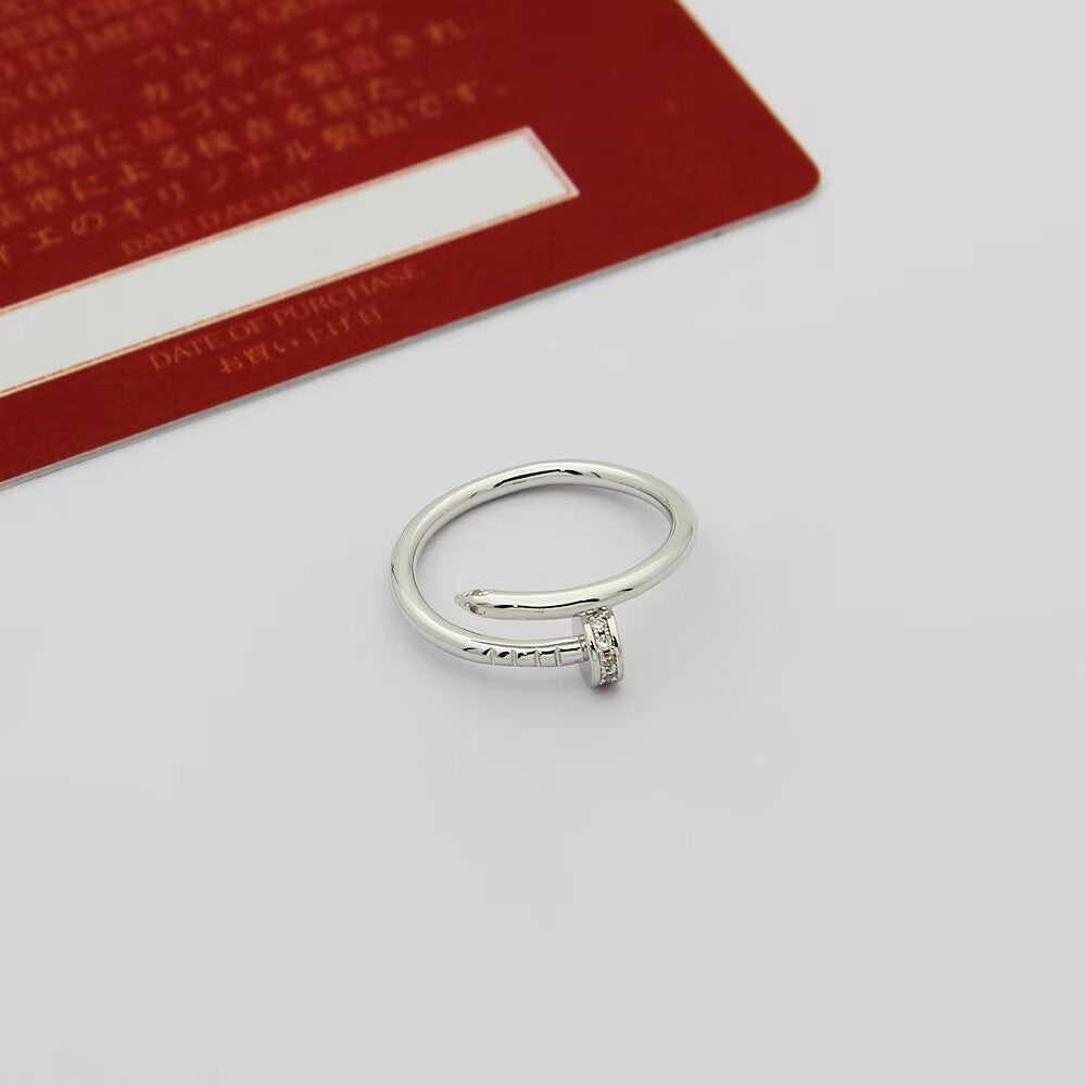 [Love Lucky]JUSTE 1.8MM HALF DIAMOND RING