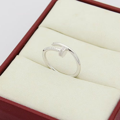 [Love Lucky]JUSTE 1.8MM HALF DIAMOND RING