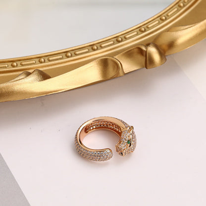[Love Lucky]PANTHERE FULL DIAMOND SMALL RING