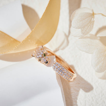 [Love Lucky]PANTHERE FULL DIAMOND SMALL RING