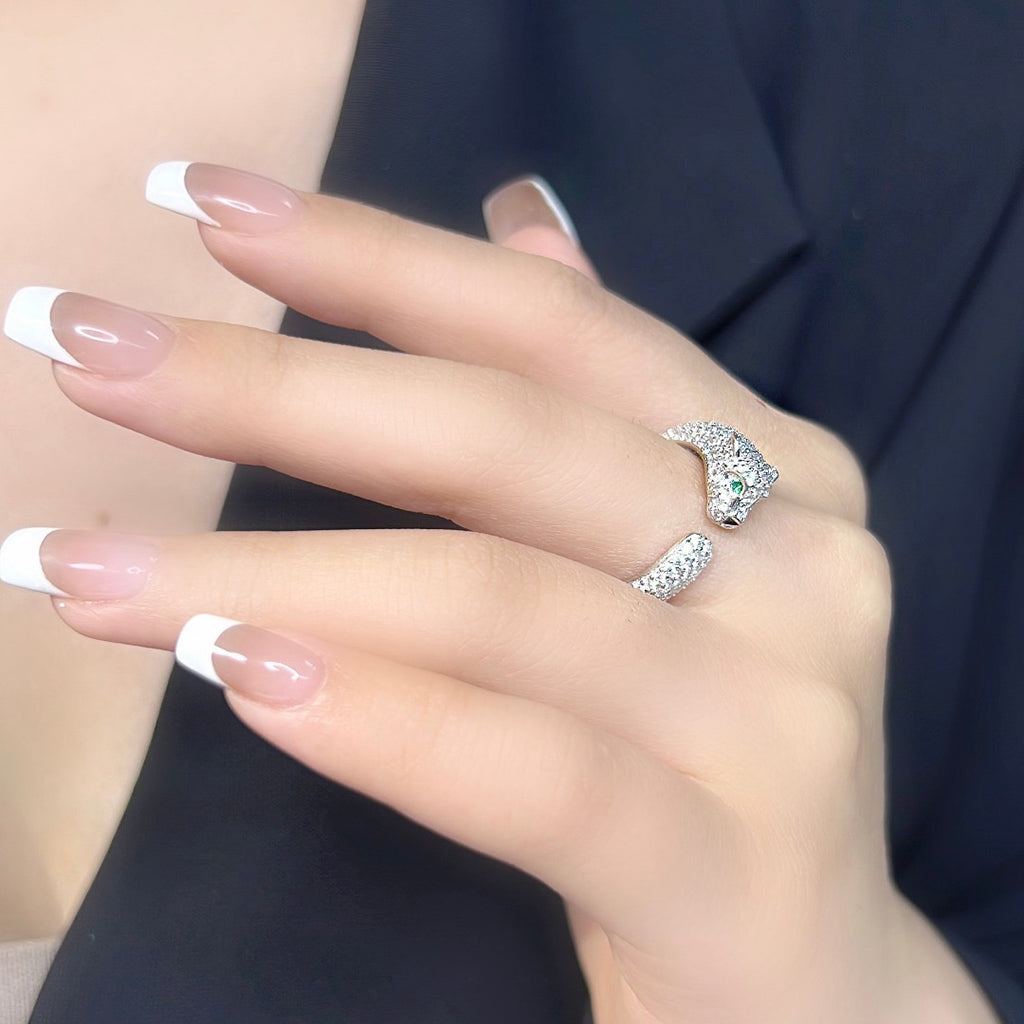 [Love Lucky]PANTHERE FULL DIAMOND SMALL RING