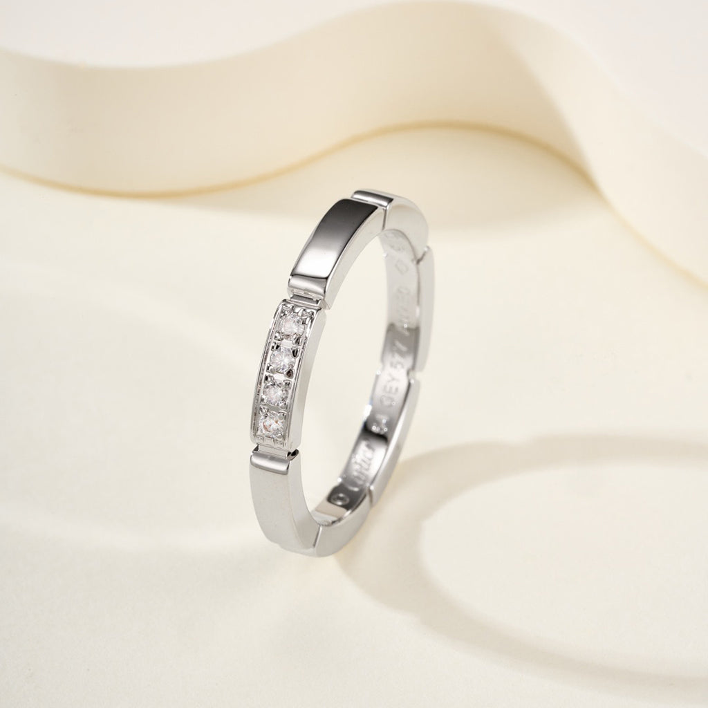 [Love Lucky]MAILLON PANTHERE 4 DIAMOND RING