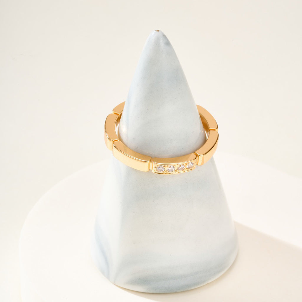 [Love Lucky]MAILLON PANTHERE 4 DIAMOND RING