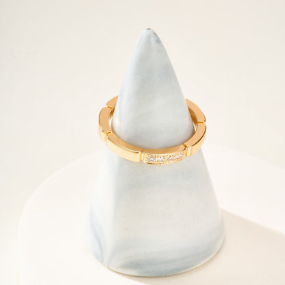 [Love Lucky]MAILLON PANTHERE 4 DIAMOND RING