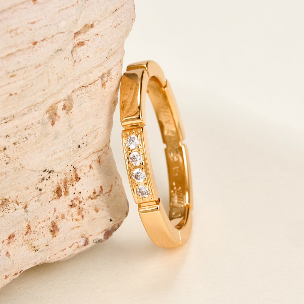[Love Lucky]MAILLON PANTHERE 4 DIAMOND RING