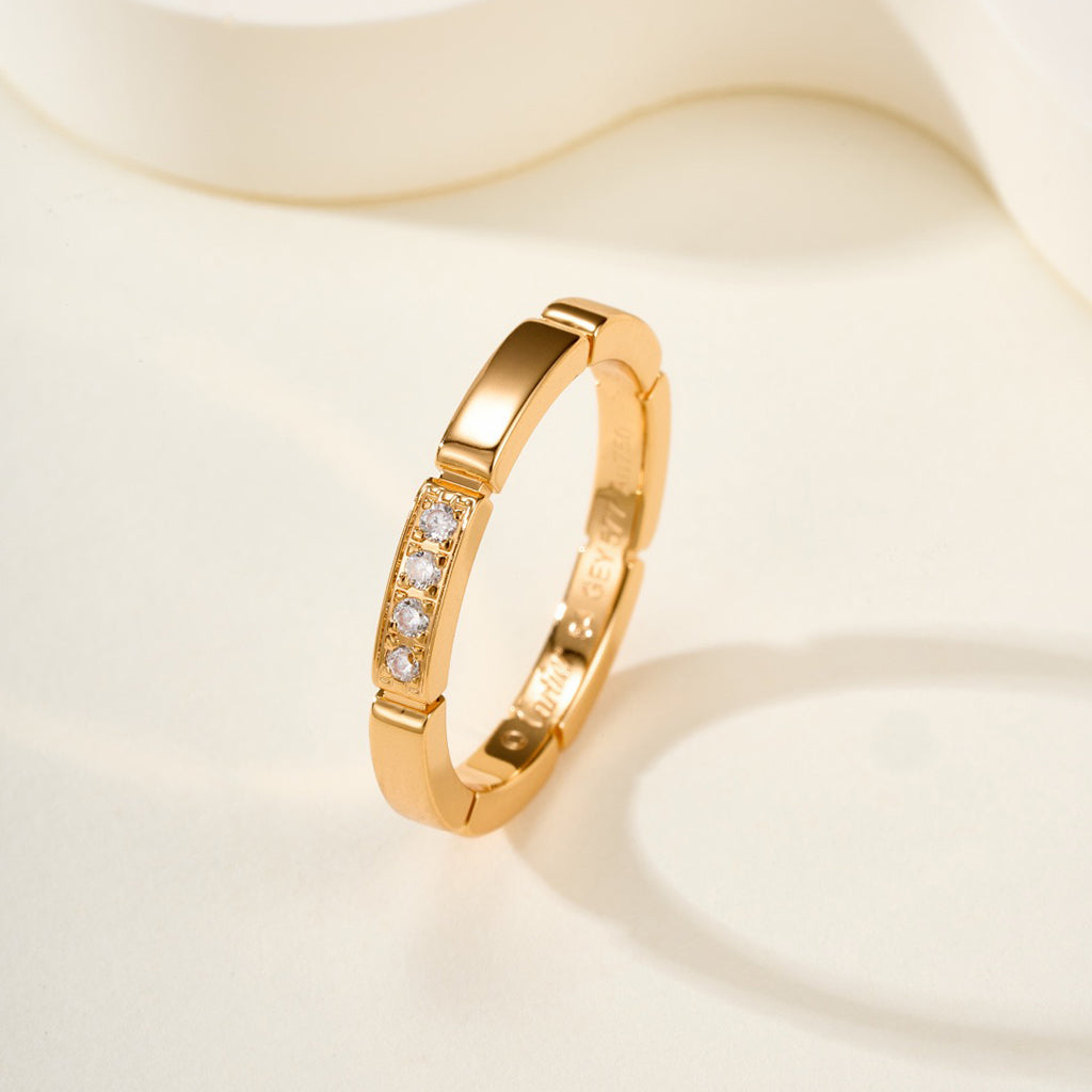 [Love Lucky]MAILLON PANTHERE 4 DIAMOND RING