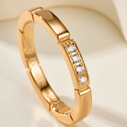 [Love Lucky]MAILLON PANTHERE 4 DIAMOND RING