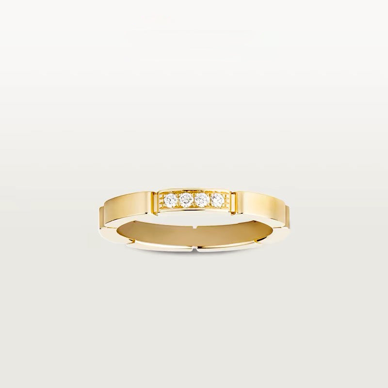 [Love Lucky]MAILLON PANTHERE 4 DIAMOND RING