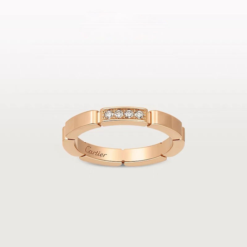[Love Lucky]MAILLON PANTHERE 4 DIAMOND RING