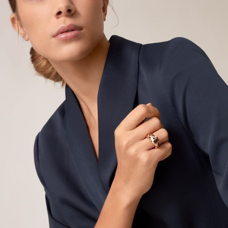 [Love Lucky]PANTHERE SPOTTED MEDIUM RING