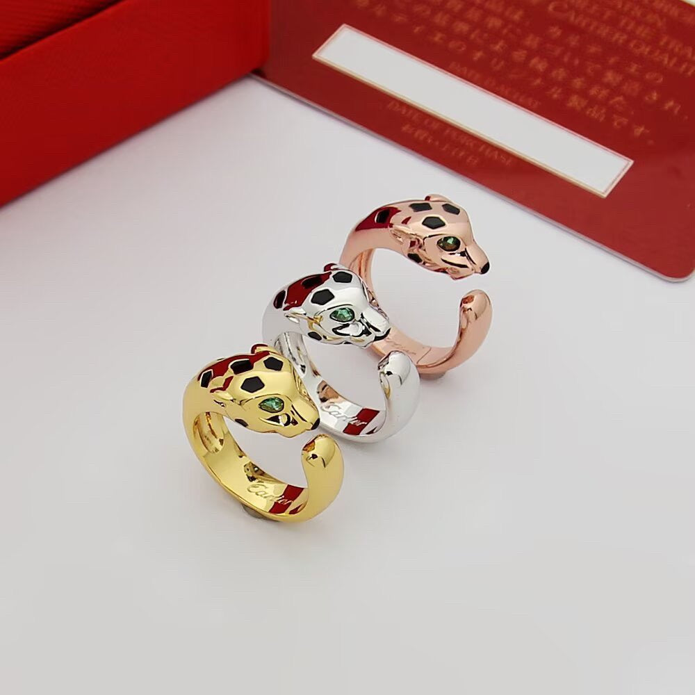[Love Lucky]PANTHERE SPOTTED MEDIUM RING