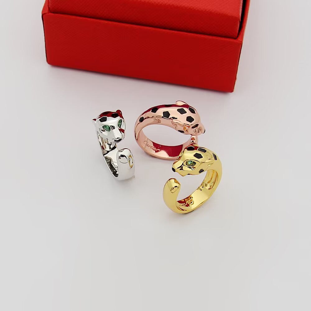 [Love Lucky]PANTHERE SPOTTED MEDIUM RING