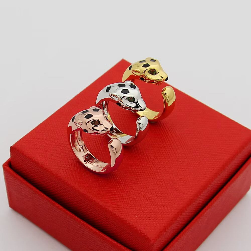 [Love Lucky]PANTHERE SPOTTED MEDIUM RING
