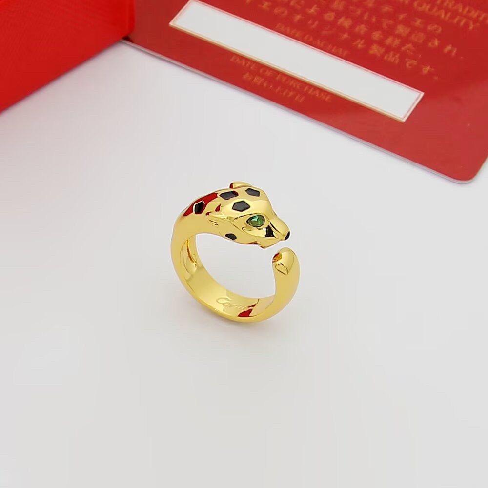 [Love Lucky]PANTHERE SPOTTED MEDIUM RING