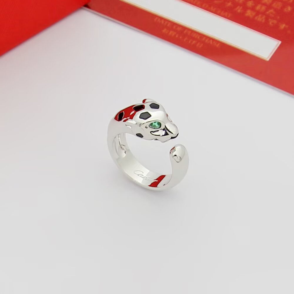 [Love Lucky]PANTHERE SPOTTED MEDIUM RING