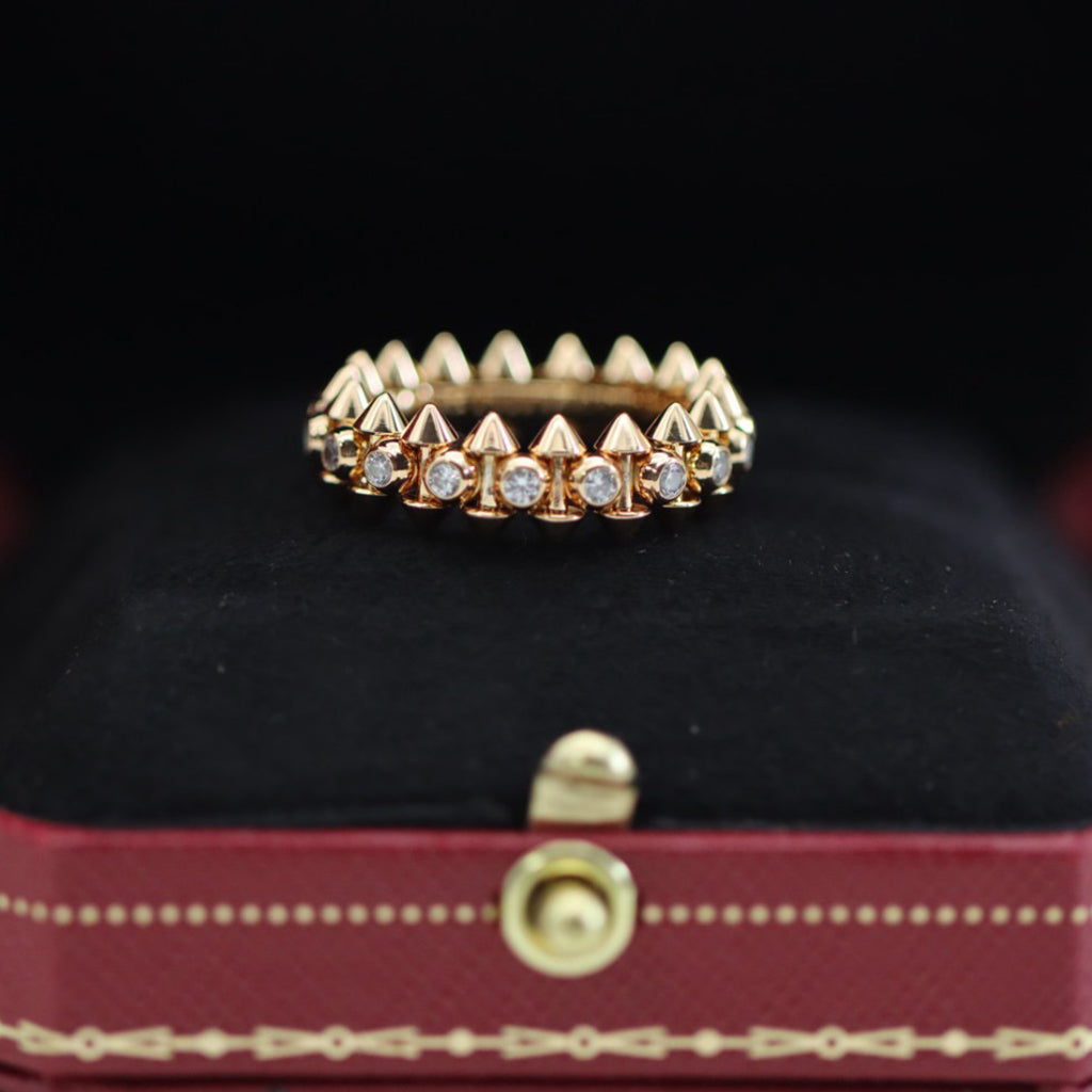 [Love Lucky]CLASH 6.8MM DIAMOND MEDIUM RING