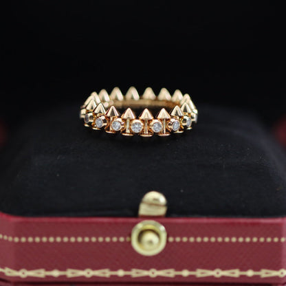 [Love Lucky]CLASH 6.8MM DIAMOND MEDIUM RING