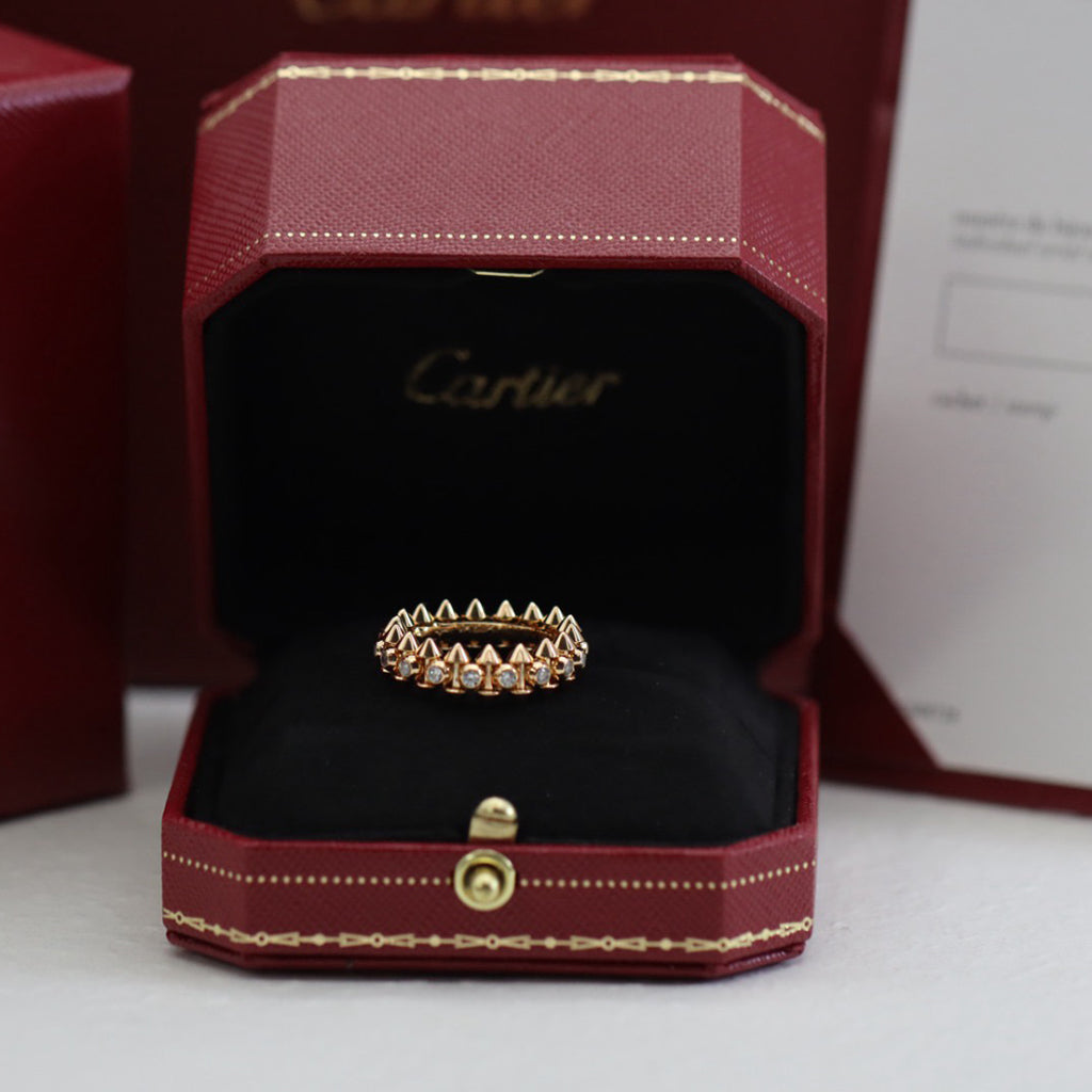 [Love Lucky]CLASH 6.8MM DIAMOND MEDIUM RING
