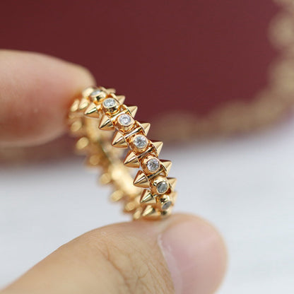 [Love Lucky]CLASH 6.8MM DIAMOND MEDIUM RING